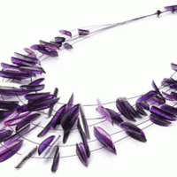 Six Strand Shard Necklace